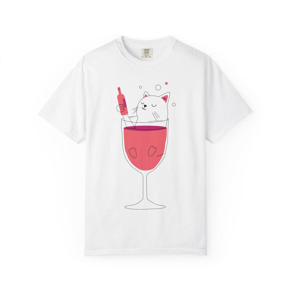 Purr-fect Wine For Me!-Casual Tee