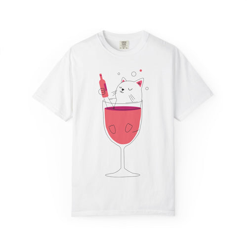 Purr-fect Wine For Me!-Casual Tee